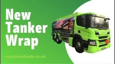 The Tanker Wrap - The Wrapping of the New Scania P360 Magyar ADR Tanker for Moorland Fuels